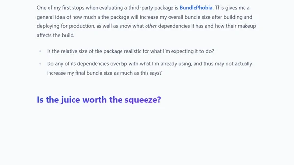 The line between writing functions yourself and using open source modules