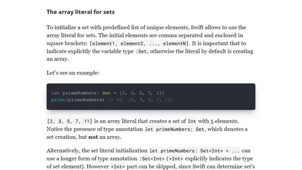 Mastering Swift: Tips About Array and Dictionary Literals