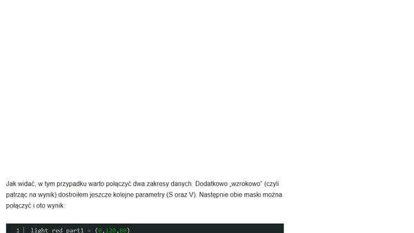 Wykrywanie kolorów w OpenCV. Stwórz samemu „płaszcz niewidkę”!