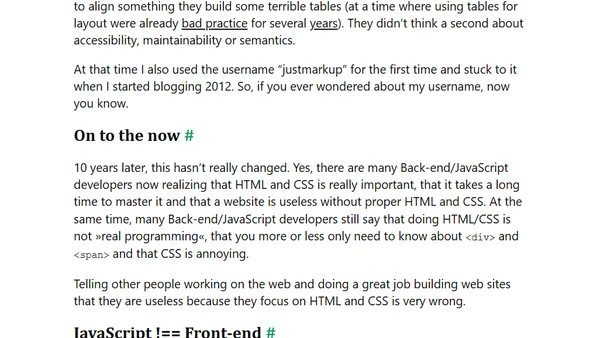 Just markup