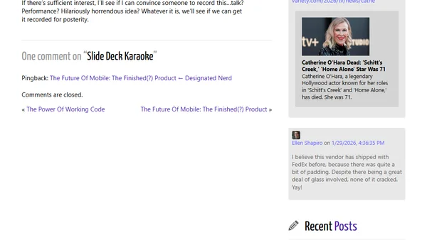Slide Deck Karaoke
