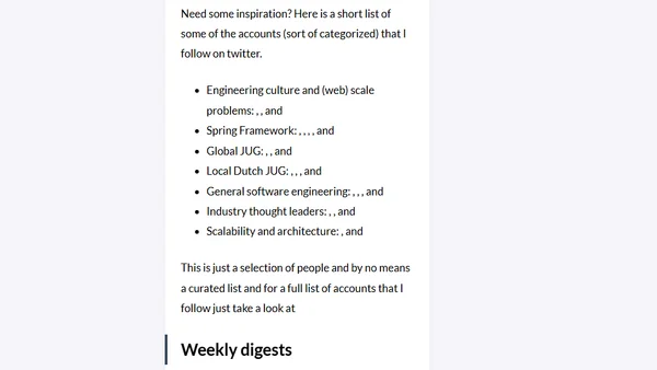 How I stay up to date as a software engineer