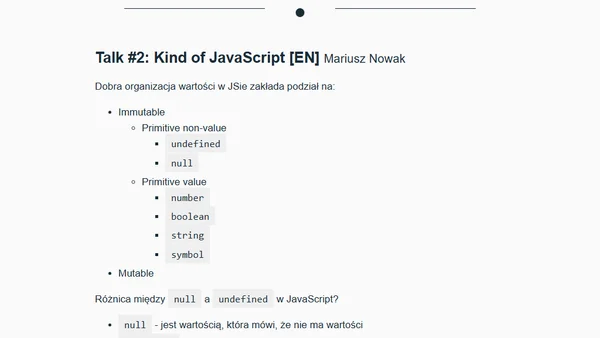 WarsawJS Meetup #26