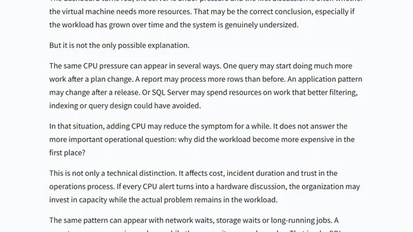 SQL Server Monitoring: Why Alerts Alone Do Not Create Stability