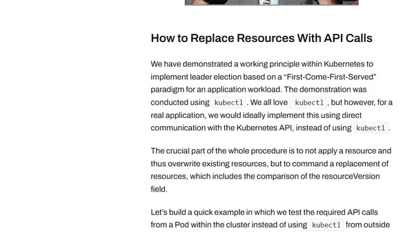 Leader Election for Distributed Workloads in Kubernetes