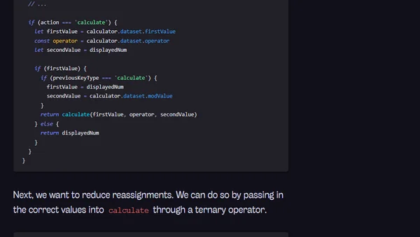 How to build a calculator—part 3