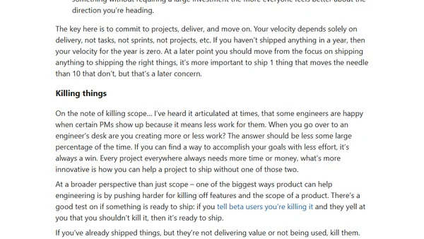 A product management blueprint
