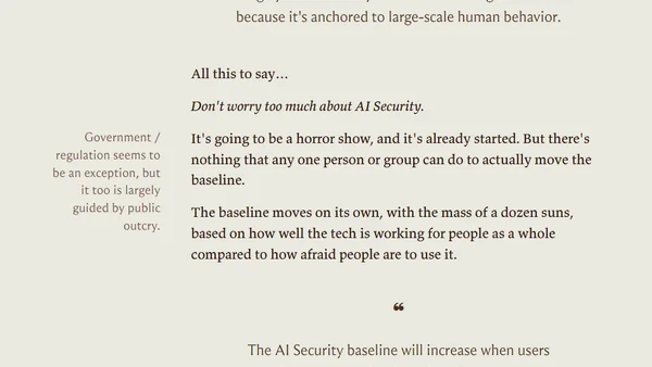 We Can't Really Affect AI Security