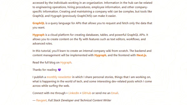 How to Build an Internal Company Wiki from Scratch