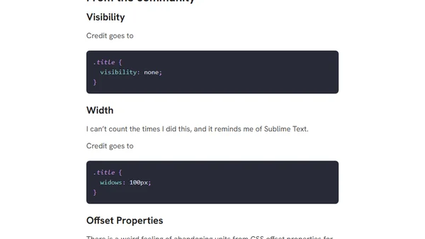 CSS Mistakes While On Autopilot