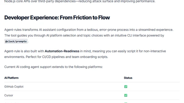 Agent Rules is the Missing Link in AI-Powered Development