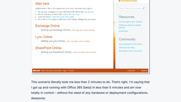 Office 365 - Part 2: Getting started with Office 365