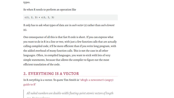 Vectorization in R: Why?