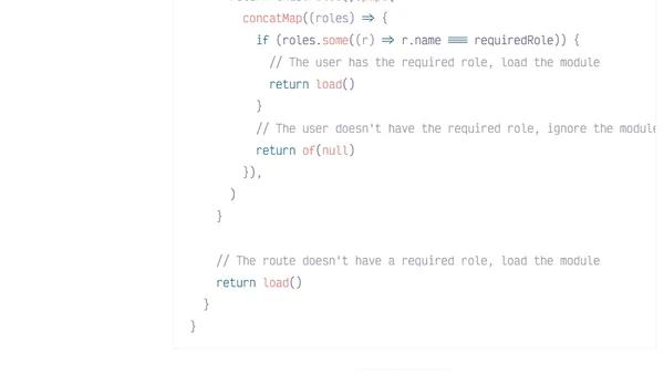 Preload lazy-loaded modules based on user roles
