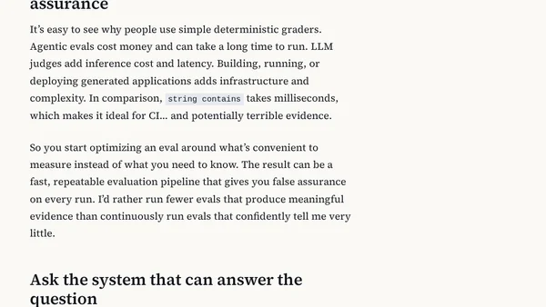 Is your eval lying to you?