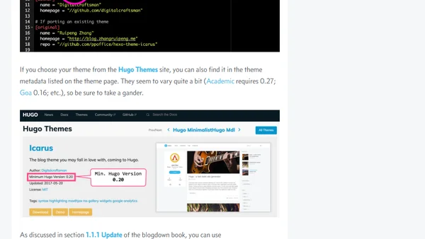 Updating your version of Hugo for blogdown on Netlify