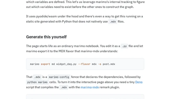 widget dag