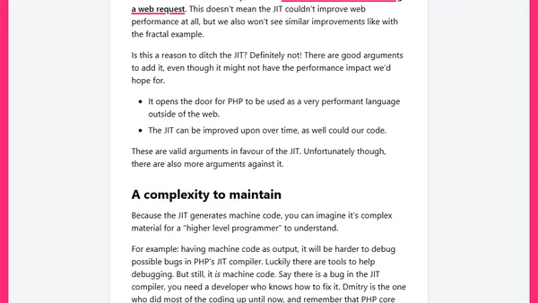 PHP 8: The JIT
