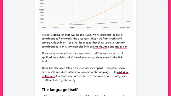 PHP in 2019