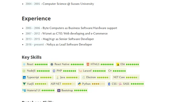 CV