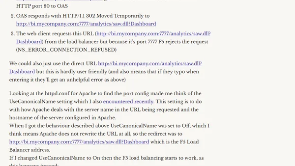 OBIEE and F5 BIG-IP