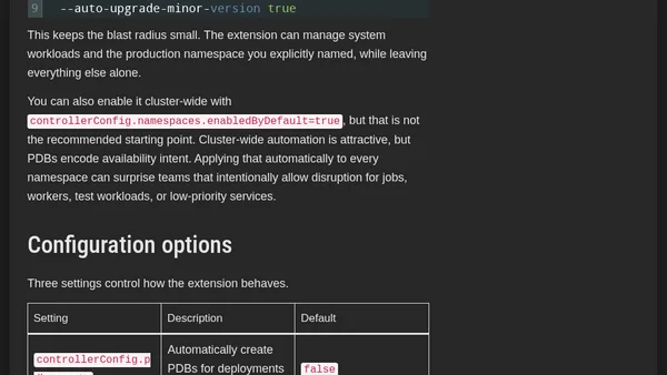 AKS Automatic Pod Disruption Budget Management Is Now in Preview