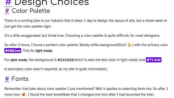Tech Stack & Design