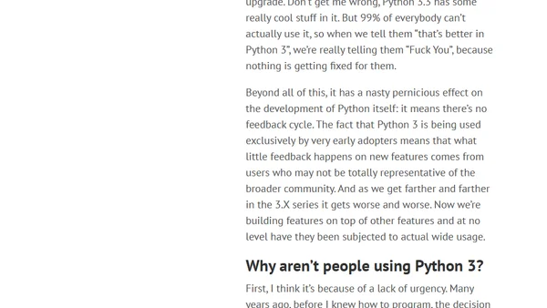 About Python 3
