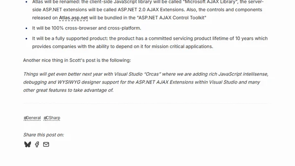 Microsoft AJAX Library and ASP.NET AJAX Extensions