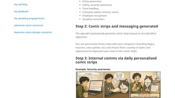 Concept 2 - Workplace comic strips