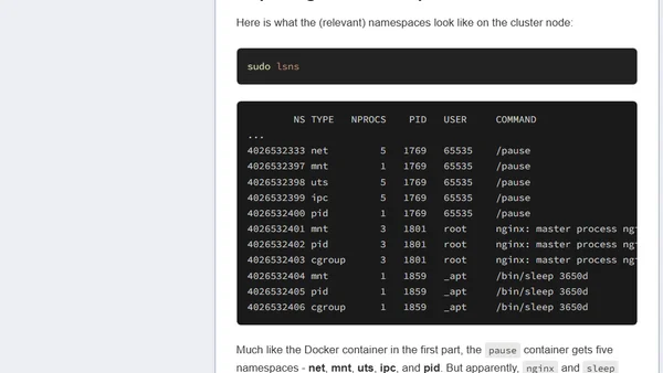 Containers vs. Pods - Taking a Deeper Look