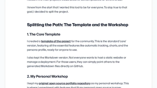 The Curated, Automated Open Source Portfolio: How It’s Going