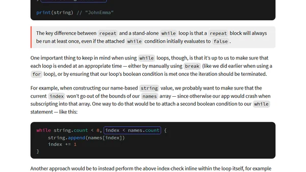Basics: Loops