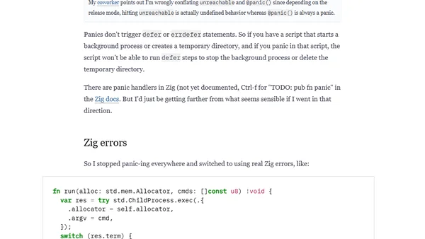 Errors and Zig