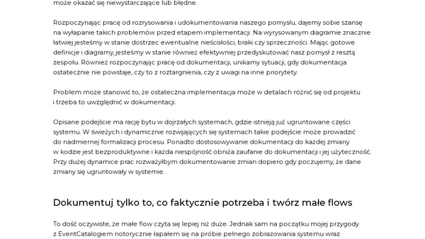 EventCatalog – SKUTECZNA dokumentacja architektury Twojego systemu