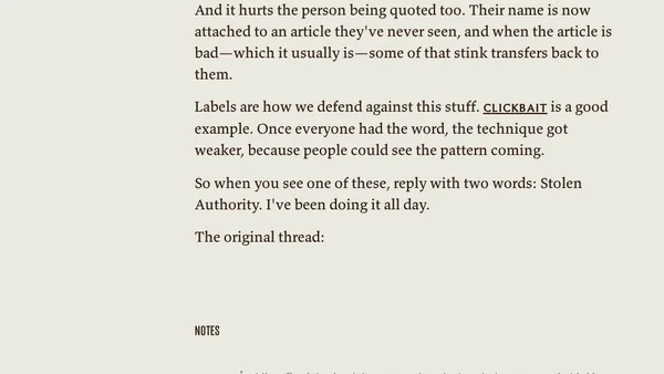 Stolen Authority