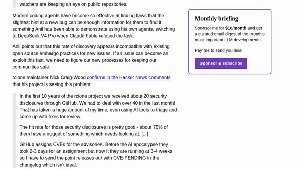 Just a rumour of a bug is enough to find a security exploit these days