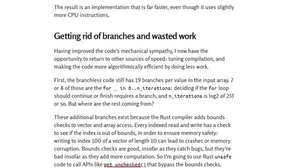 6× faster binary search: from compiled code to mechanical sympathy