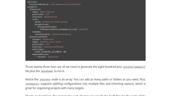 How XcodeGen reduced the TDD in Swift codebase by 58,000+ lines