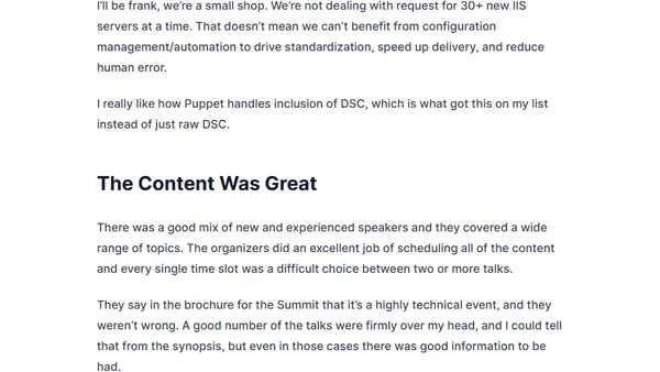 A Quick Look Back at #PSHSummit 2018