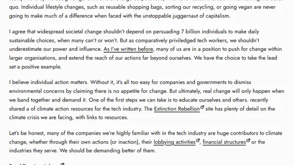 Tech Workers and Climate Action