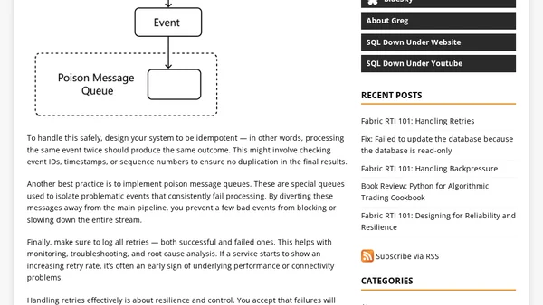 Fabric RTI 101: Handling Retries