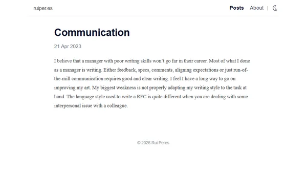 Communication