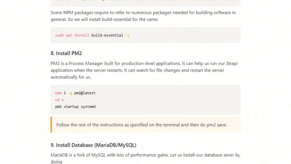 Deploy Strapi on VPS with Ubuntu, MySQL