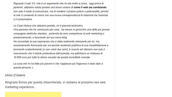 Ecco cosa pensa Enrico Madrigano del Web 3.0 e non solo….