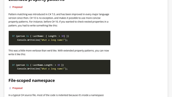 A quick review of C# 10 new language features