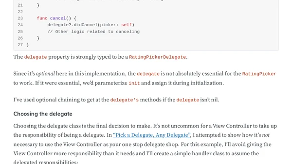 How Delegation Works – A Swift Developer’s Guide