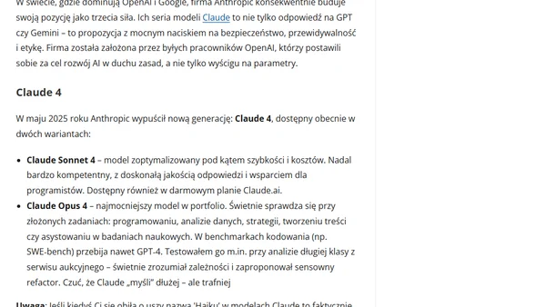 Poznaj modele AI