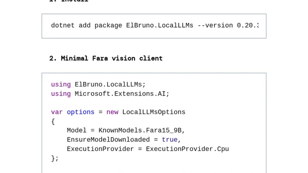 🚀 Fara 1.5-9B Is Now Fully Supported in ElBruno.LocalLLMs