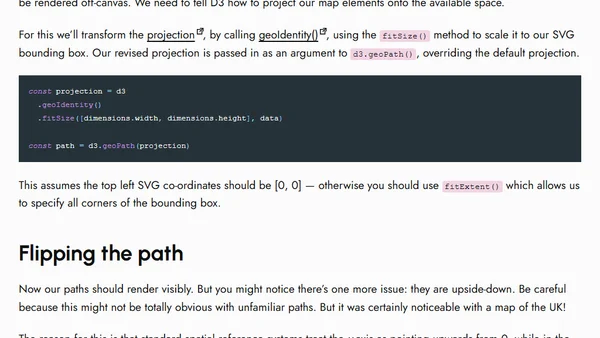 Creating Static SVGs from GeoJSON